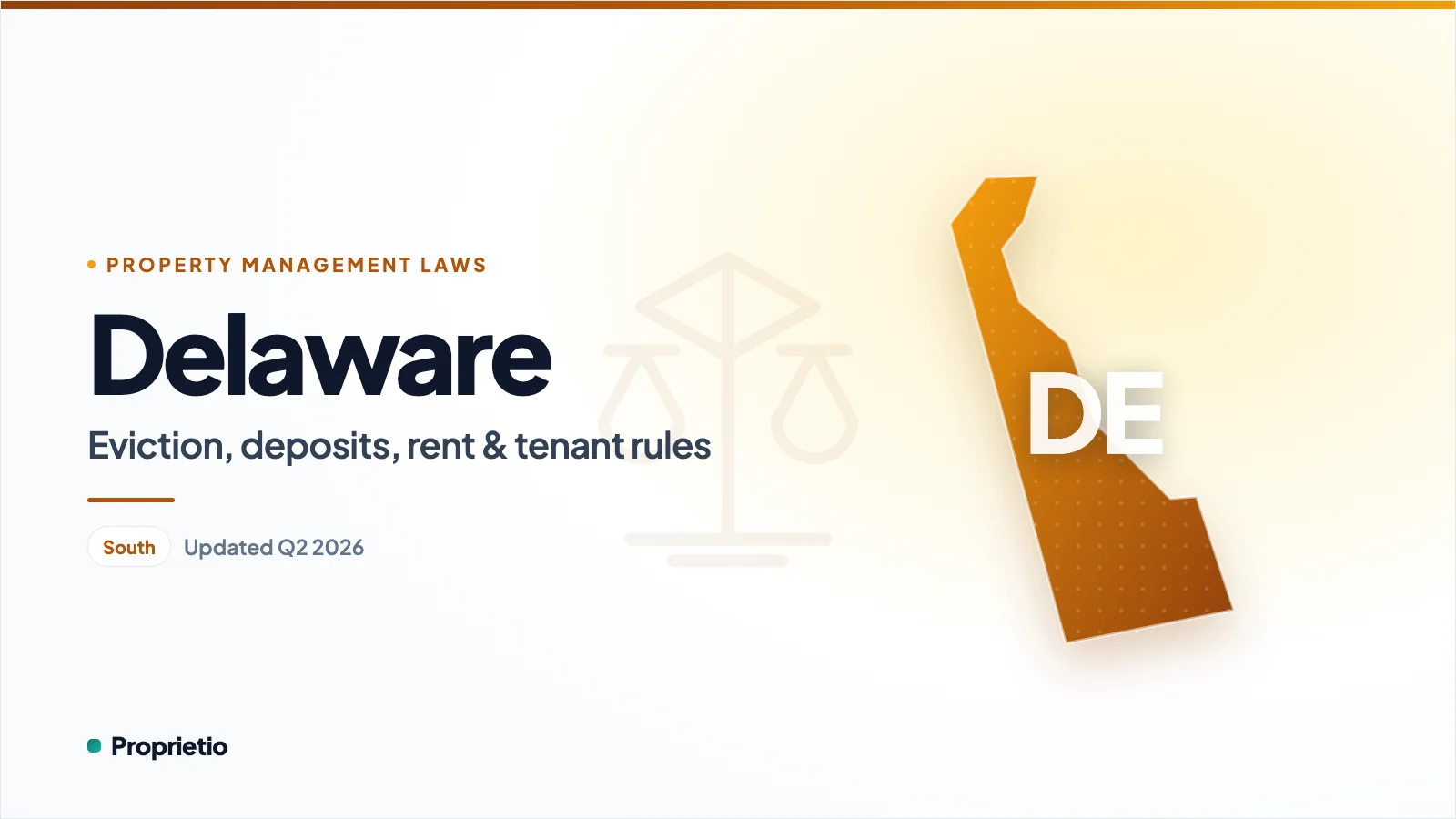 Delaware property management laws