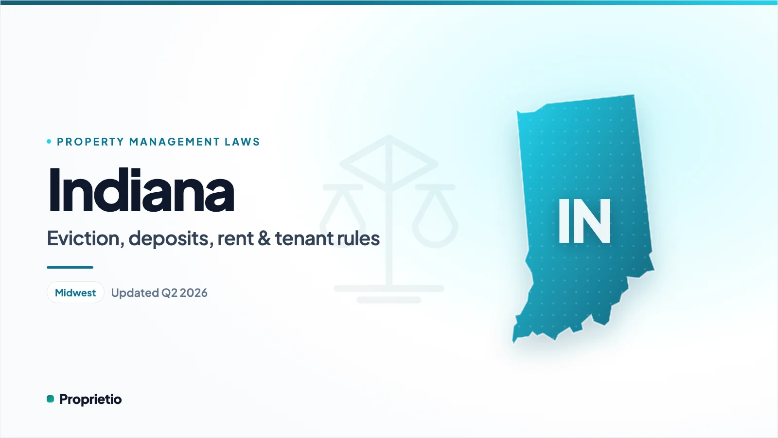 Indiana property management laws
