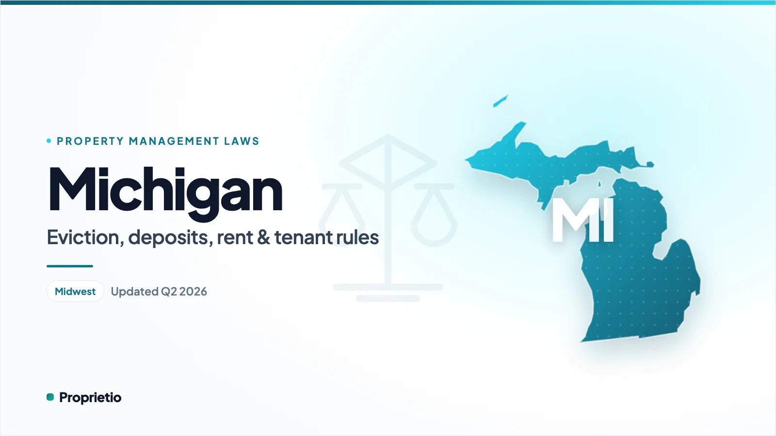 Michigan property management laws