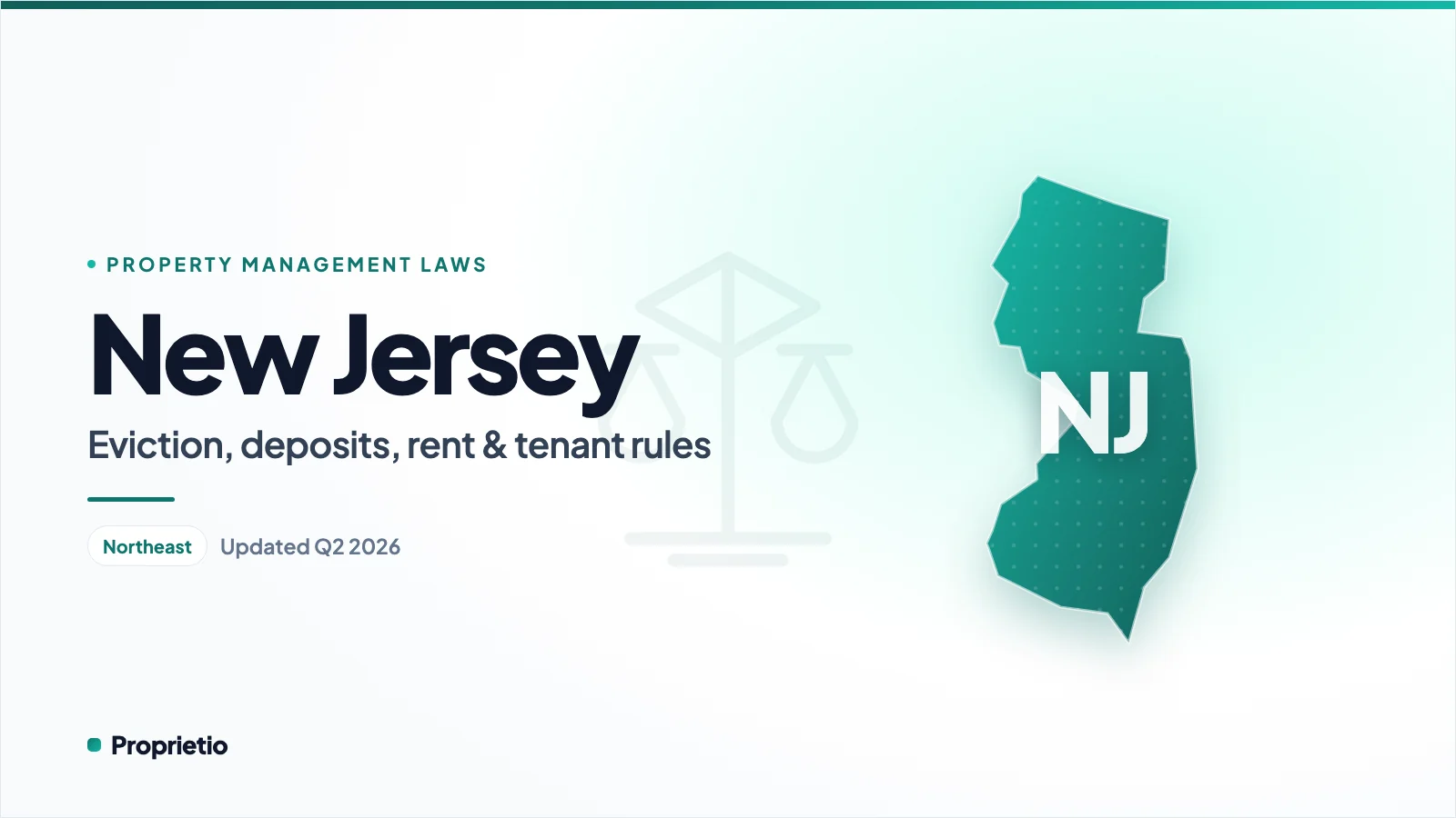 New Jersey property management laws