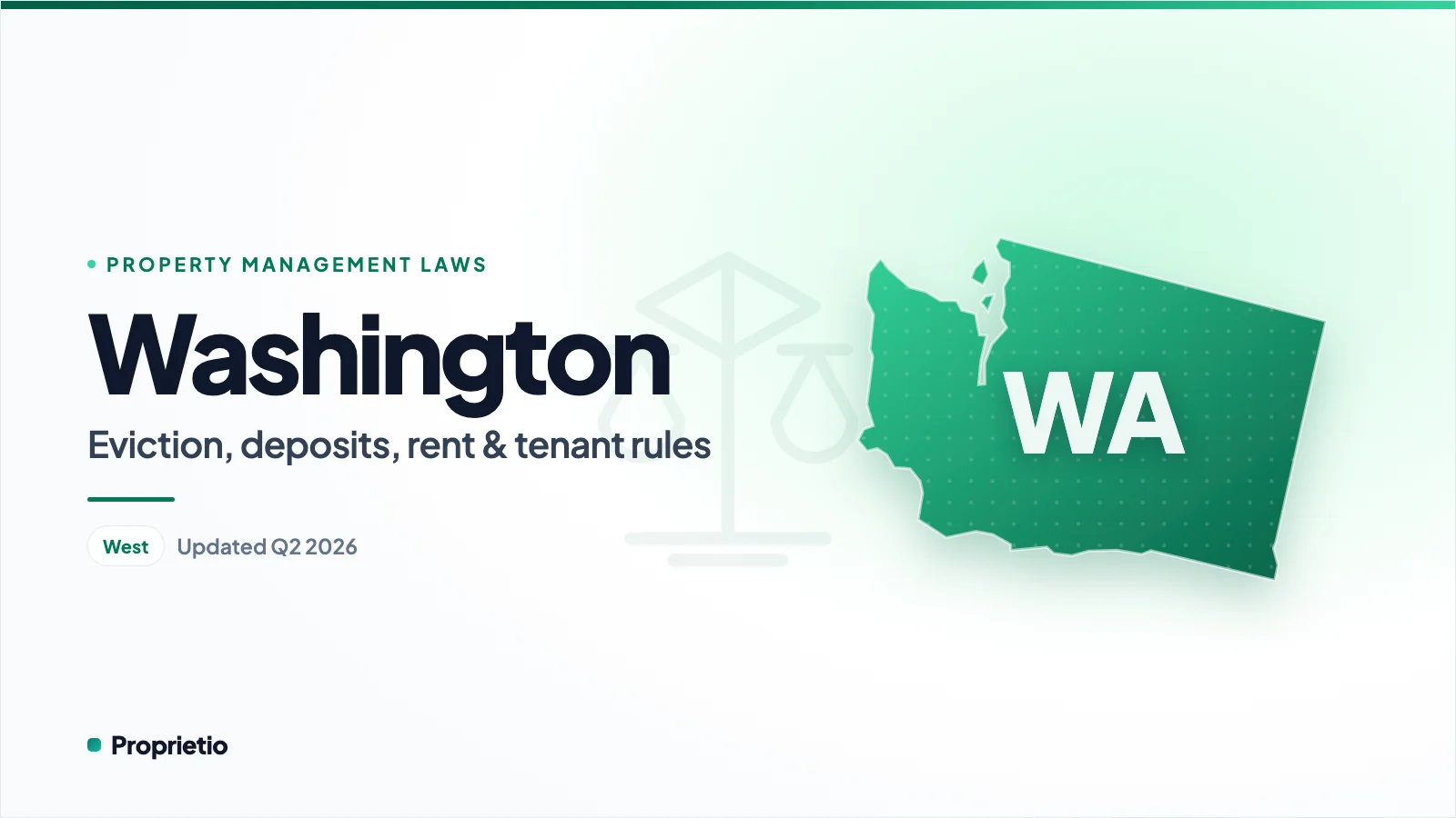 Washington property management laws